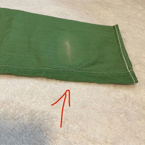 Levis Mens 501 Original Shrink to Fit Jean Green 38x34 White Stitch Button Fly - Picture 10 of 16